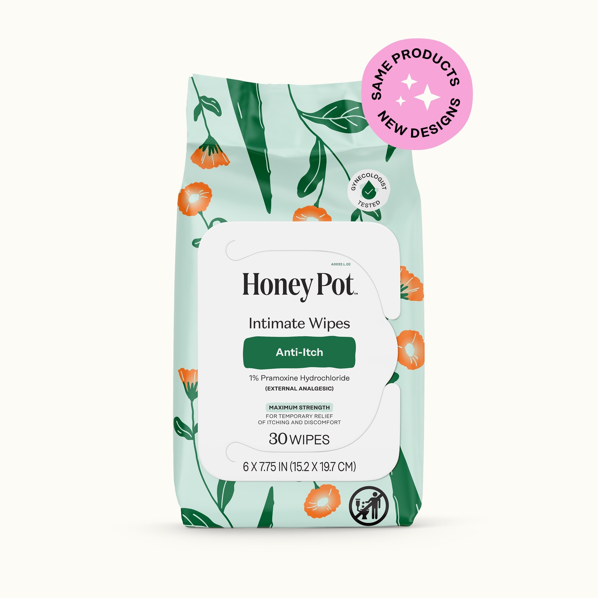 Anti-Itch Intimate Wipes