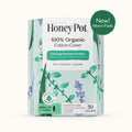 Organic Cotton Cooling Herbal Infusion Regular Liners — Medium Pack